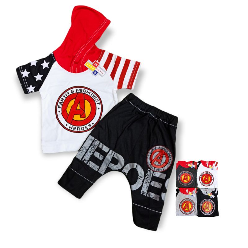 PAKET USAHA 4 pcs SETELAN BAJU BAYI KUPLUK