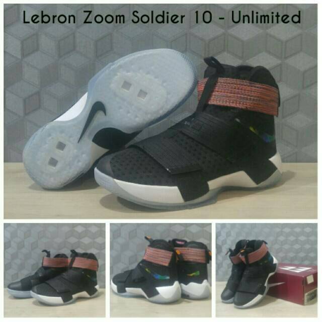 LEBRON ZOOM SOLDIER 10 UNLIMITED / LEBRON JAMES SHOES / SEPATU BASKET MURAH