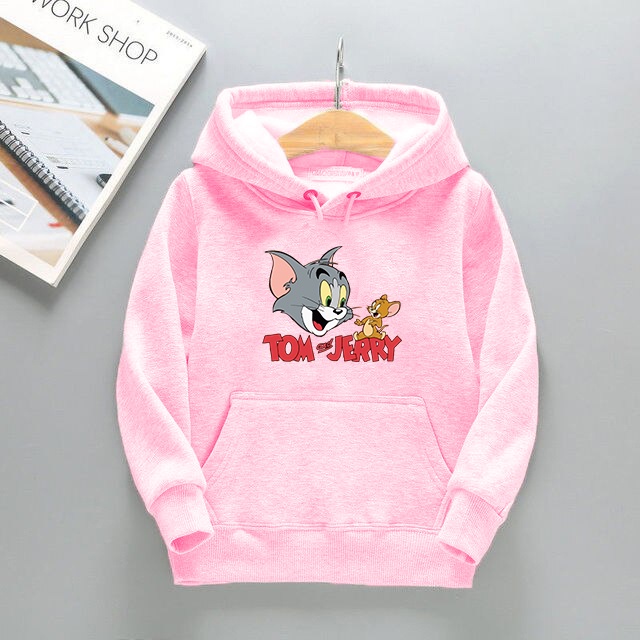 Hoodie anak Unisex Tom and Jerry Hoodie anak lucu terbaru