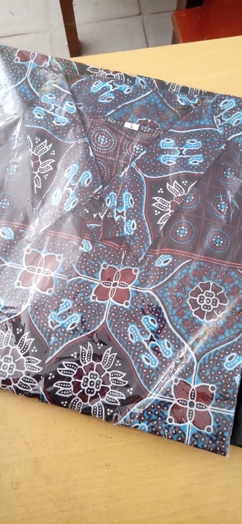 M-l-xl-xxl Batik Tunik Wanita Asj Sa Hrb026 Kenongo Pekalongan Sogan Tulis