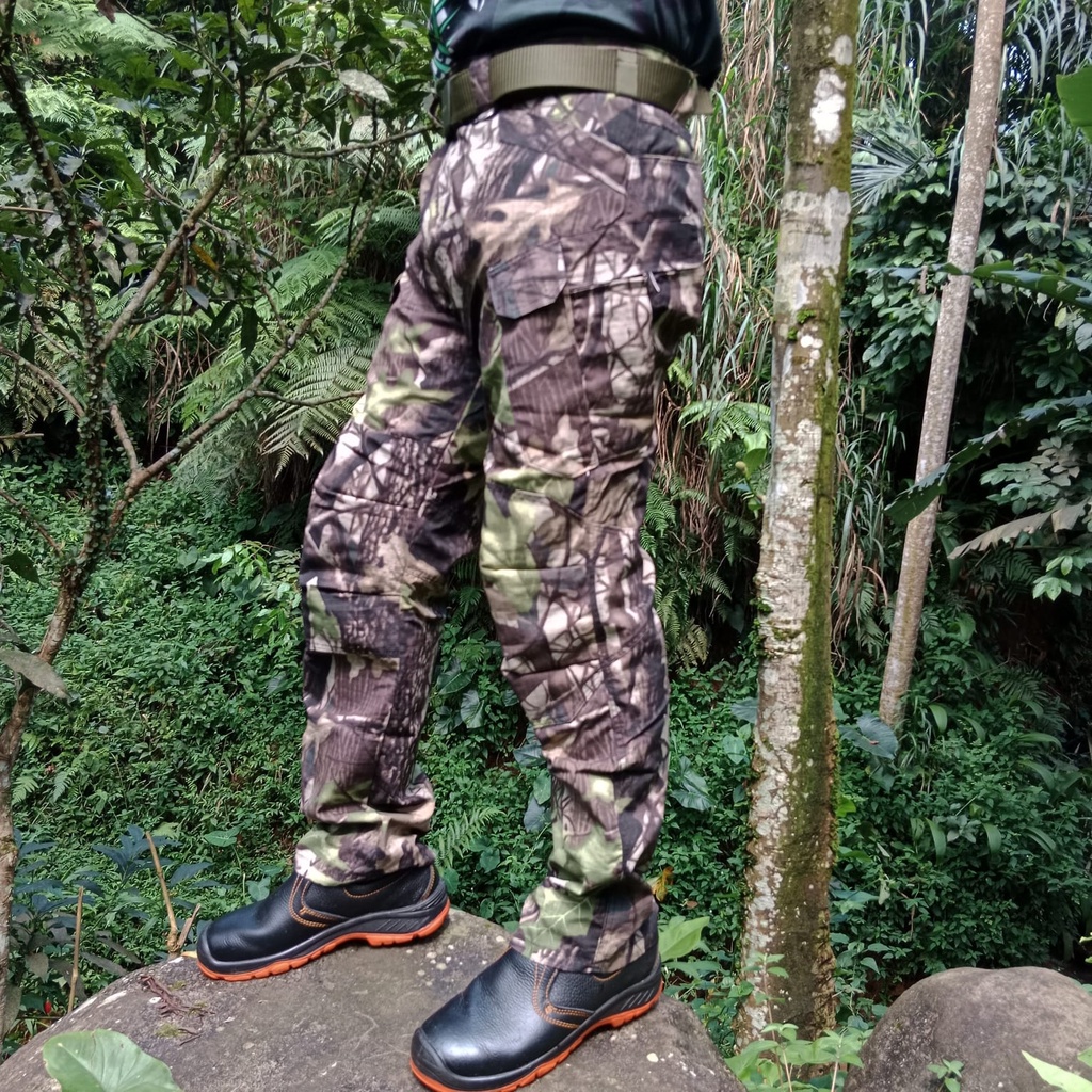 TERBARU Size 28-42 Celana Panjang Camo Blackhawk Loreng Perbakin Tactical Outdoor Trendy Murah Berkualitas