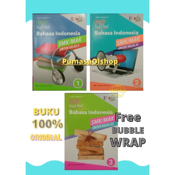PtP BAHASA INDONESIA UNTUK SMK/MAK KELAS 10.11.12 KURIKULUM 2013