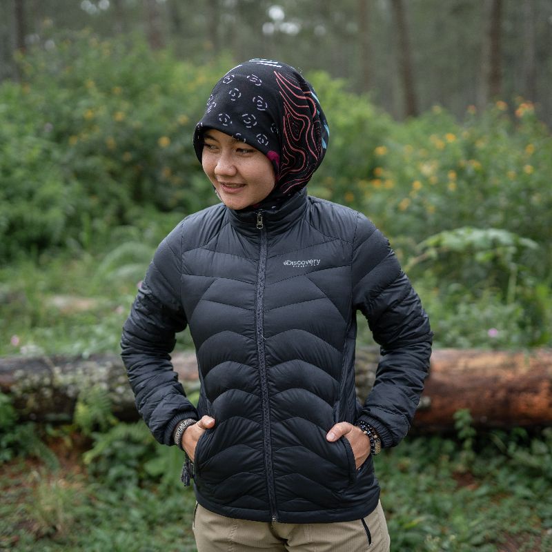 jaket bulu angsa discovery women series original - jaket bulu angsa discovery original