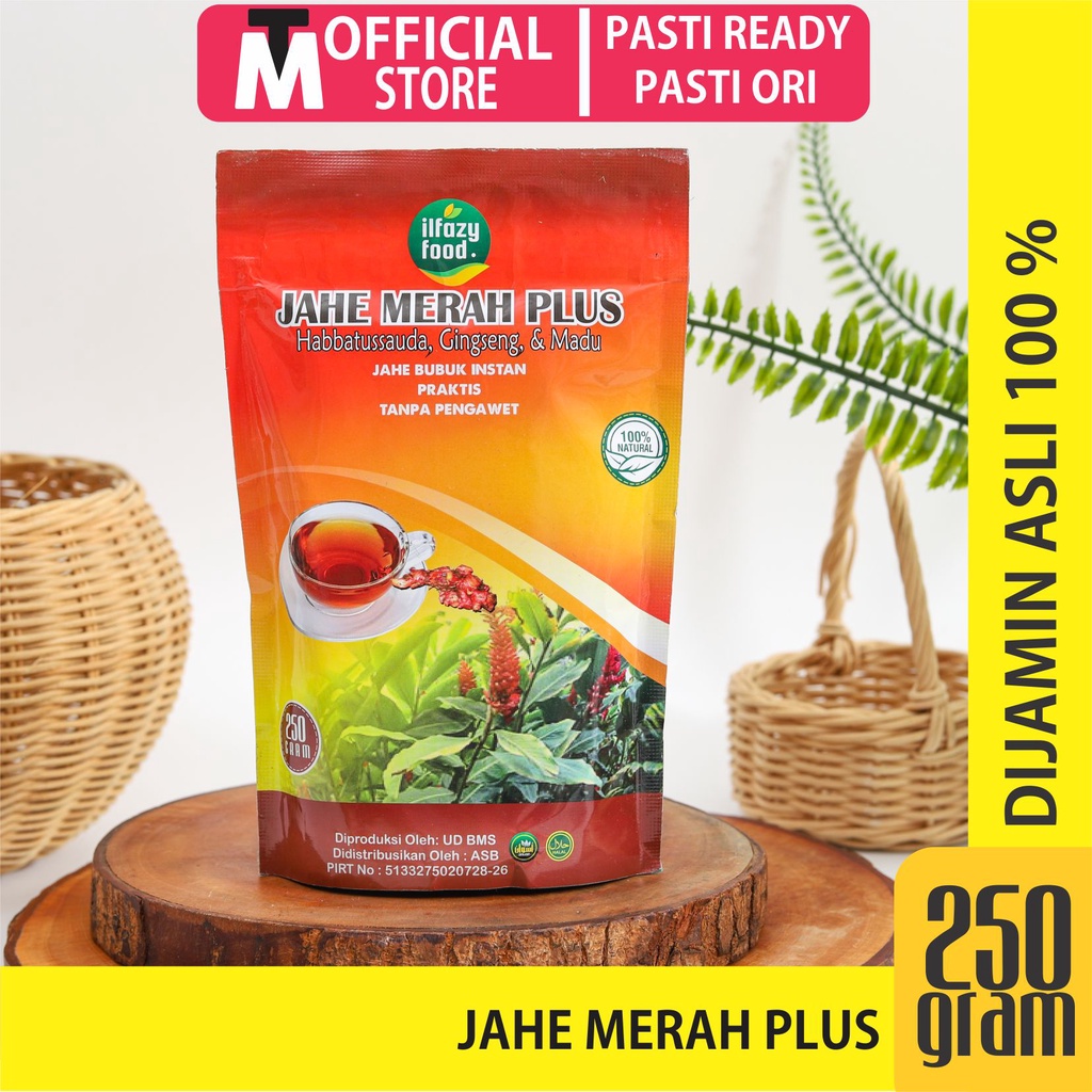 ILFAZY FOOD Jahe Merah Bubuk Instan 250 gram