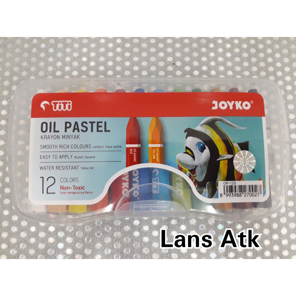 

Oil Pastel Krayon Minyak Joyko TiTi OP-12S 12 Warna Colors 70027