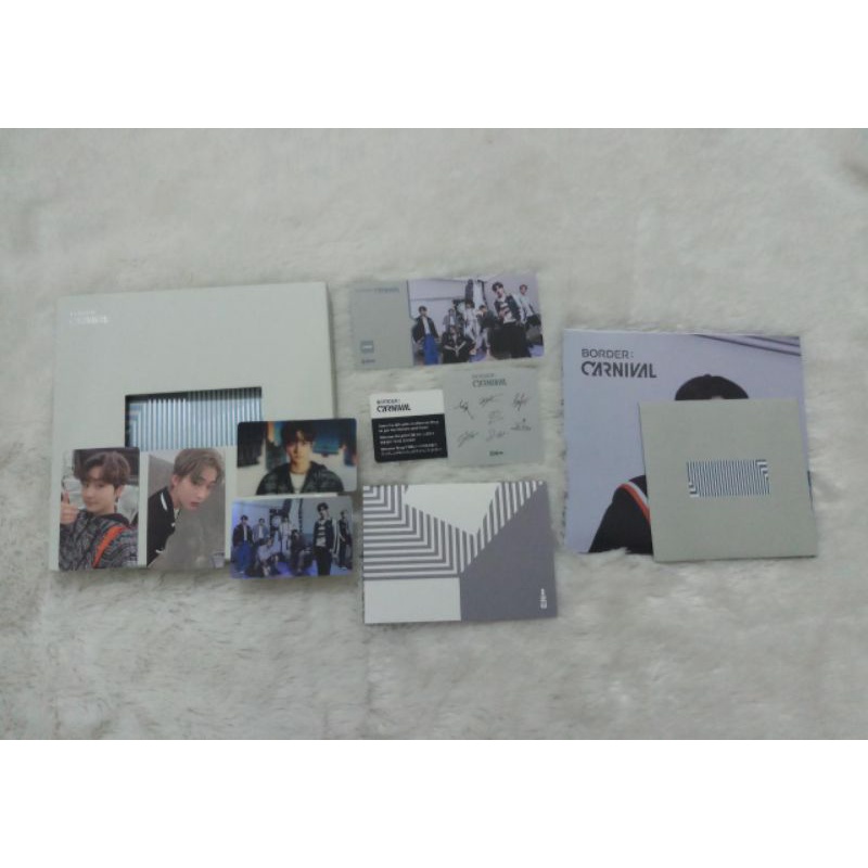 booked UNSEALED ENHYPEN BORDER:CARNIVAL DOWN  JUNGWON, SUNOO POB ALADDIN