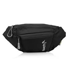 tas torch hamura waist bag hitam    tas selempang torch hamura waist bag hitam