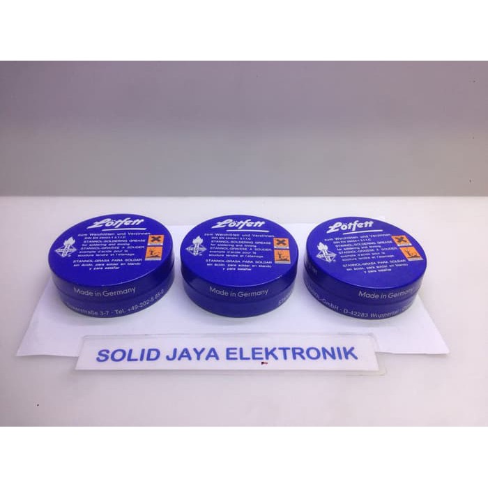 LOTFETT SOLDER BESAR 50g LOSFET SOLDER PEMBERSIH SOLDER KALENG 50 GRAM LOTFET