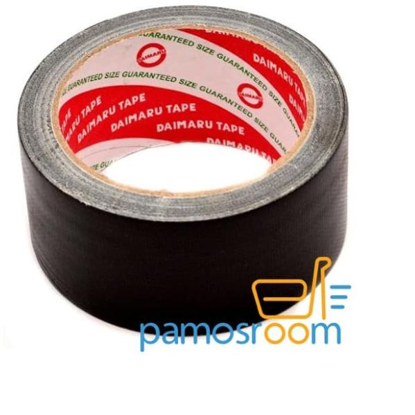 

☼ Lakban Kain Cloth Tape 2 Inch 48mm x 12 meter Hitam Daimaru / Lakba ☉