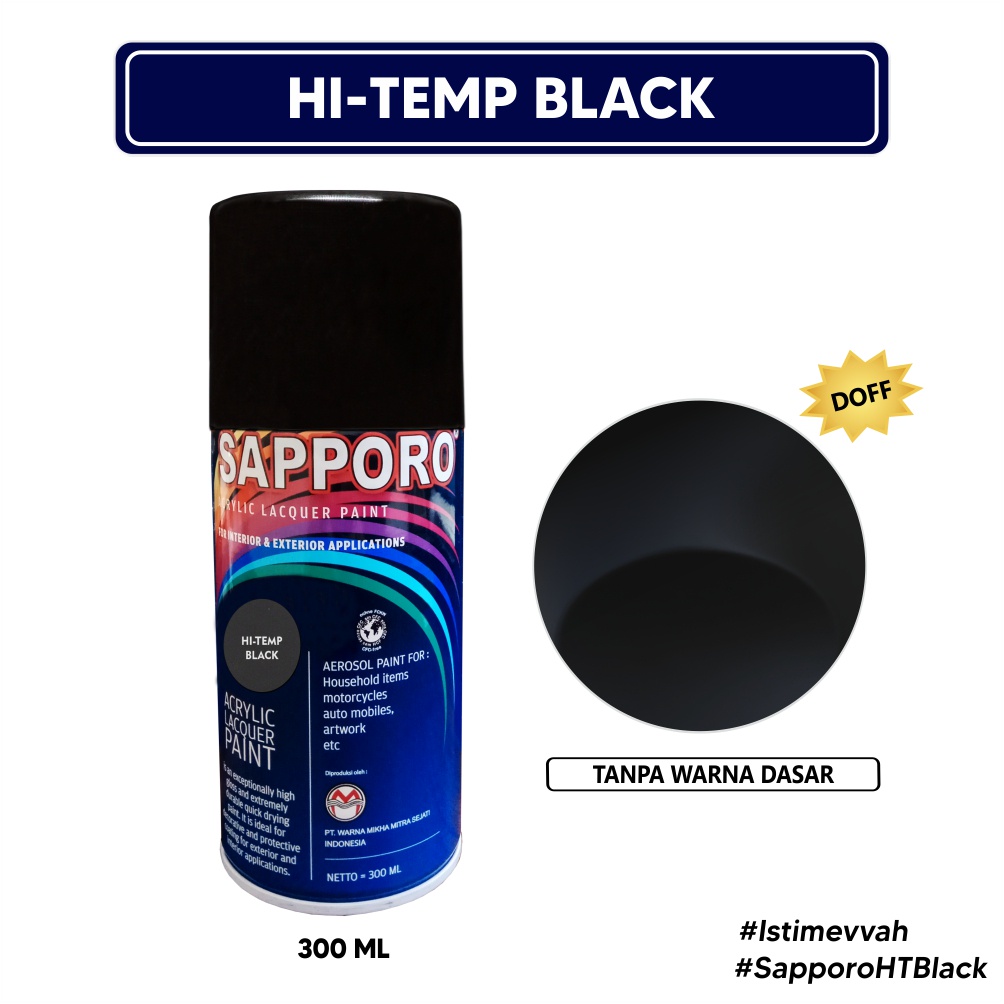 Sapporo Hi Temp 300 ml / Cat Spray Semprot Aerosol Terbaik