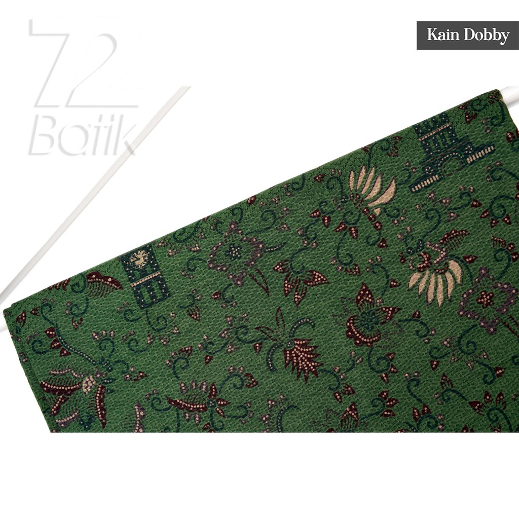 KAIN BATIK PREMIUM Dobby Motif Jam Gadang Warna Hijau Ijo Dolbi Dobi Doby Viscos 724157 Cap 72 Jarik Jarit Samping Kebat Panjang Batik Dobby Modern Premium Bahan Seragam Batik Pernikahan Kantor Keluarga Murah Kamen Jadi Batik Bali Lembaran