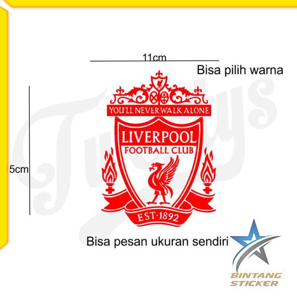 

TERMURAH STIKER LIVERPOOL STICKER BISA DITEMPEL DIMANA SAJA BINTANG STICKER