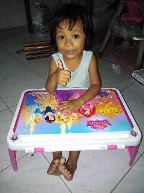 Meja Lipat Belajar Anak Lesehan Karakter Frozen Napolly