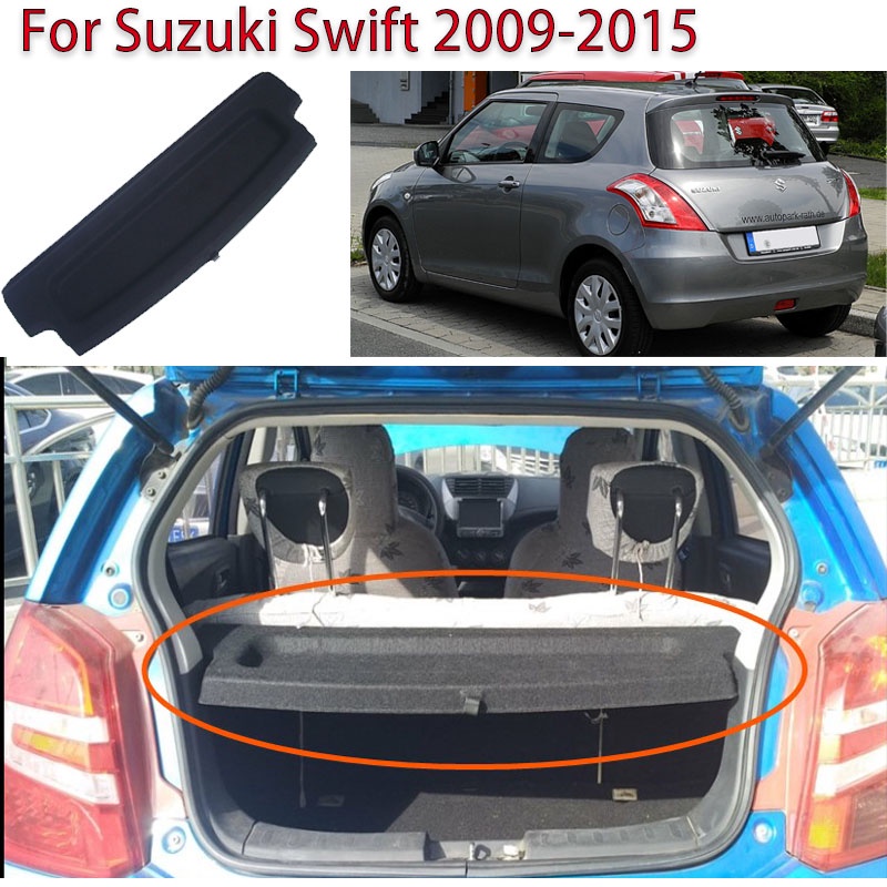 1 Set Cover Pelindung Bagasi Belakang Mobil Untuk Suzuki Swift 2009-2015