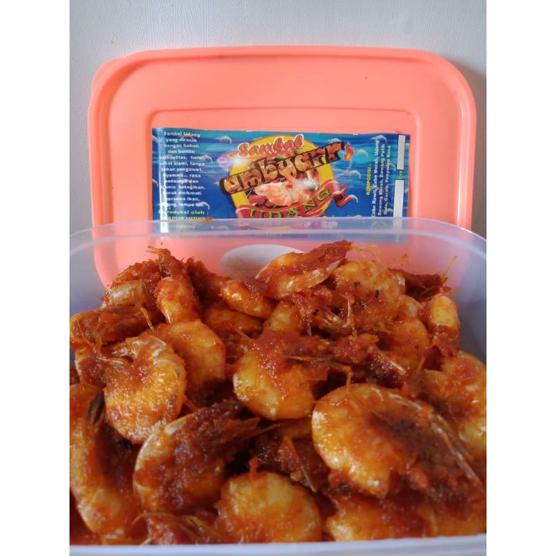 

Sambal Udang Botol Segar pedas Enak Ambyar