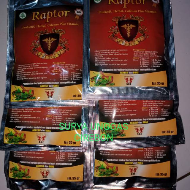 

Raptor probiotik herbal