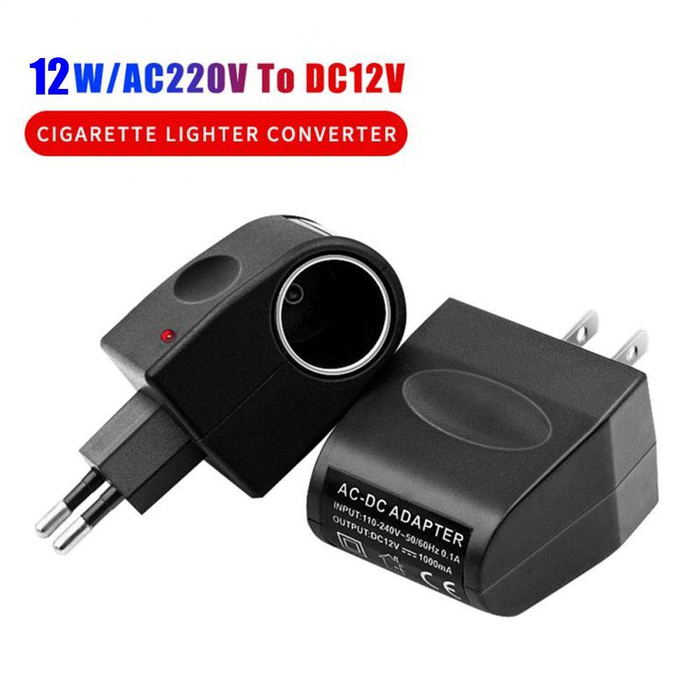 Preva AC To DC Converter Home 12W Korek Api Mobil EU US Plug