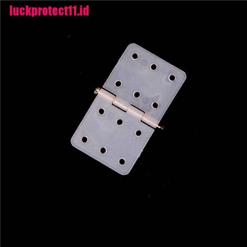 Lucktoy 20pcs Engsel Nilon 27x16mm Untuk Aksesoris Pesawat Terbang Rc Diy