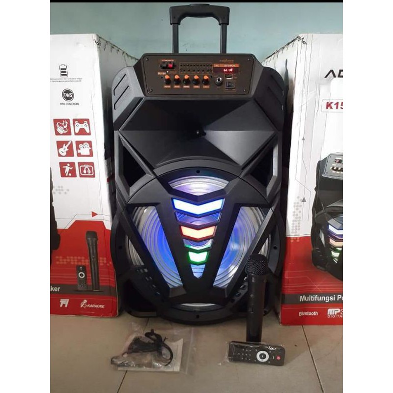 Speaker Portabel Advance K1501 Bluetooth Karaoke