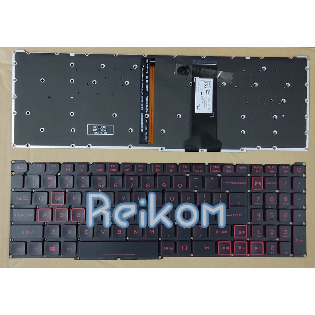 Keyboard Acer Nitro 5 AN515-43 AN515-54 AN515-55