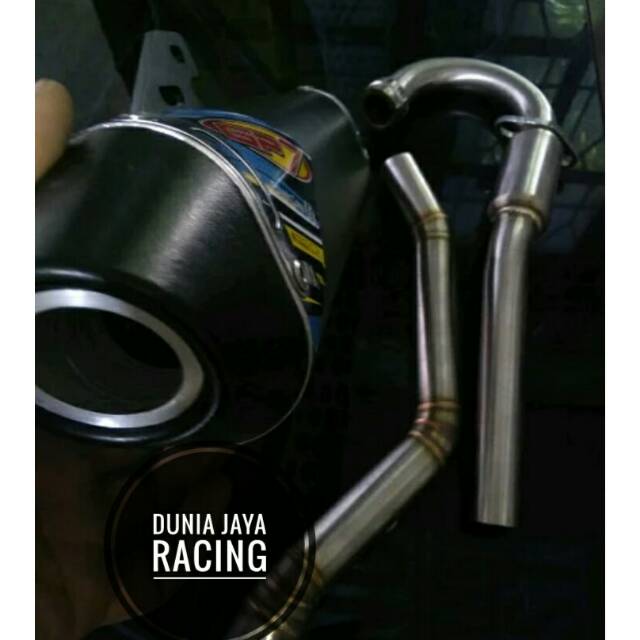 Knalpot Gp7 Motor Honda CRF 150 L Type MX Series - MX Balck Series Standar Kompetisi
