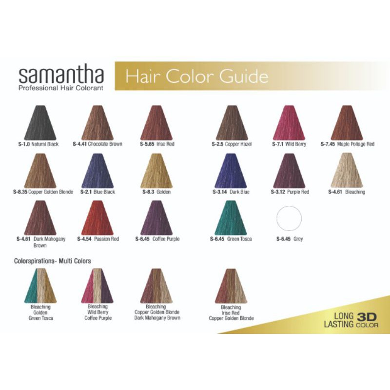 SAMANTHA HAIR COLOR (SEMIR RAMBUT) 25GR