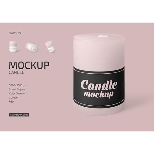 Candle Mockup Set