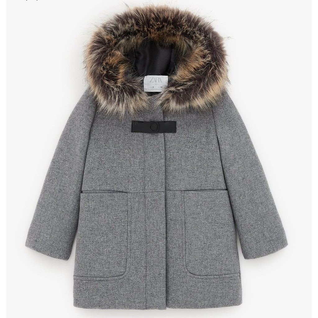 Zara Kids Wool Coat Jaket Winter Ada 