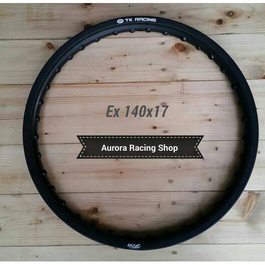 Velg TK Excel [ Kulit Jeruk] 140x17 Warna Black