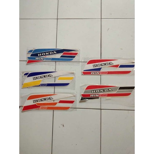 stiker Honda win