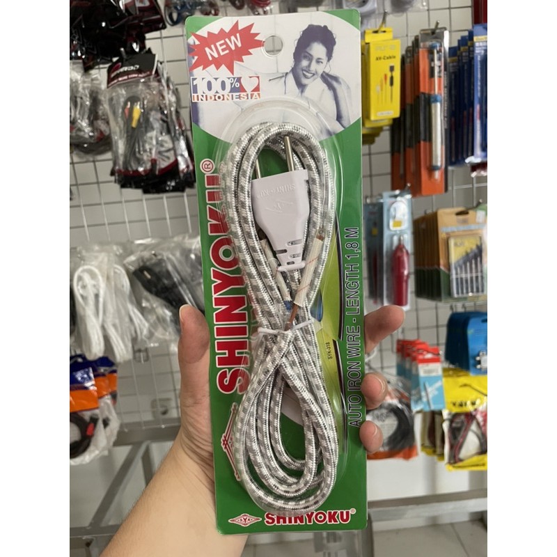 KABEL SETRIKA 1,8Meter SHINYOKU SUOER