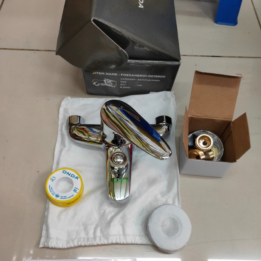 Kran Air Shower Panas Dingin Type B 33001 Merk Onda Exclusive 1/2 inch