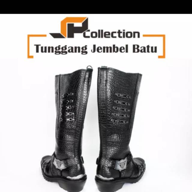 Sepatu  Pria Termurah PDL Tunggang Jembel Batu Untuk Polisi Lalu Lintas BM Polantas