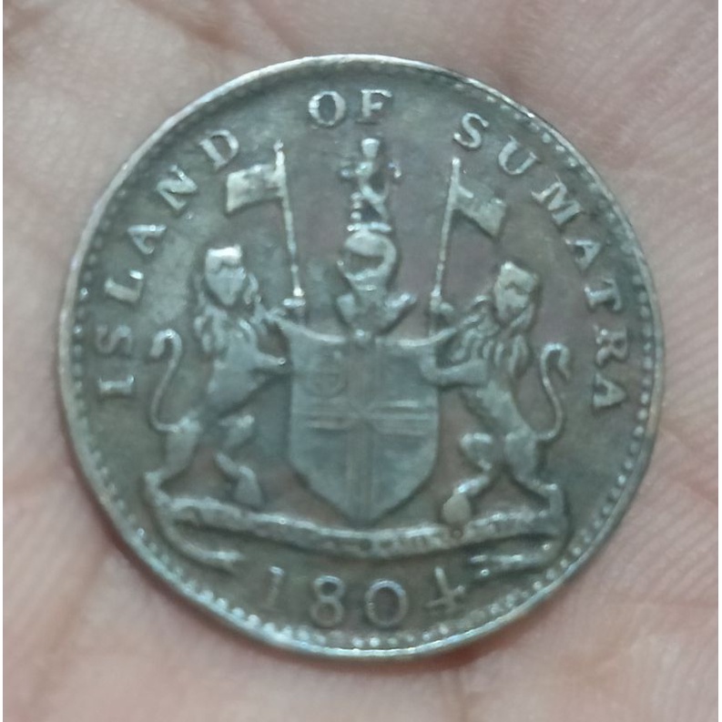 Koin Island Of Sumatra 1 Keping 1804 N