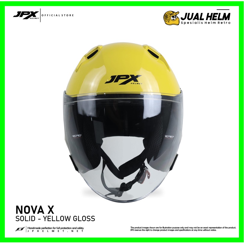 Helm JPX Nova X Yellow Glossy