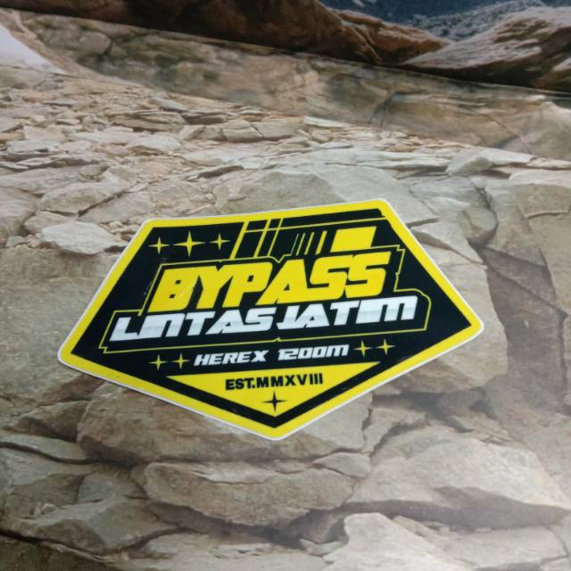 Sticker printing Bypass Lintas Jatim