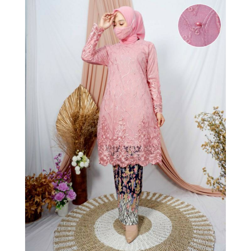 TUNIK TULLE MUTIARA / TILLE PADANG