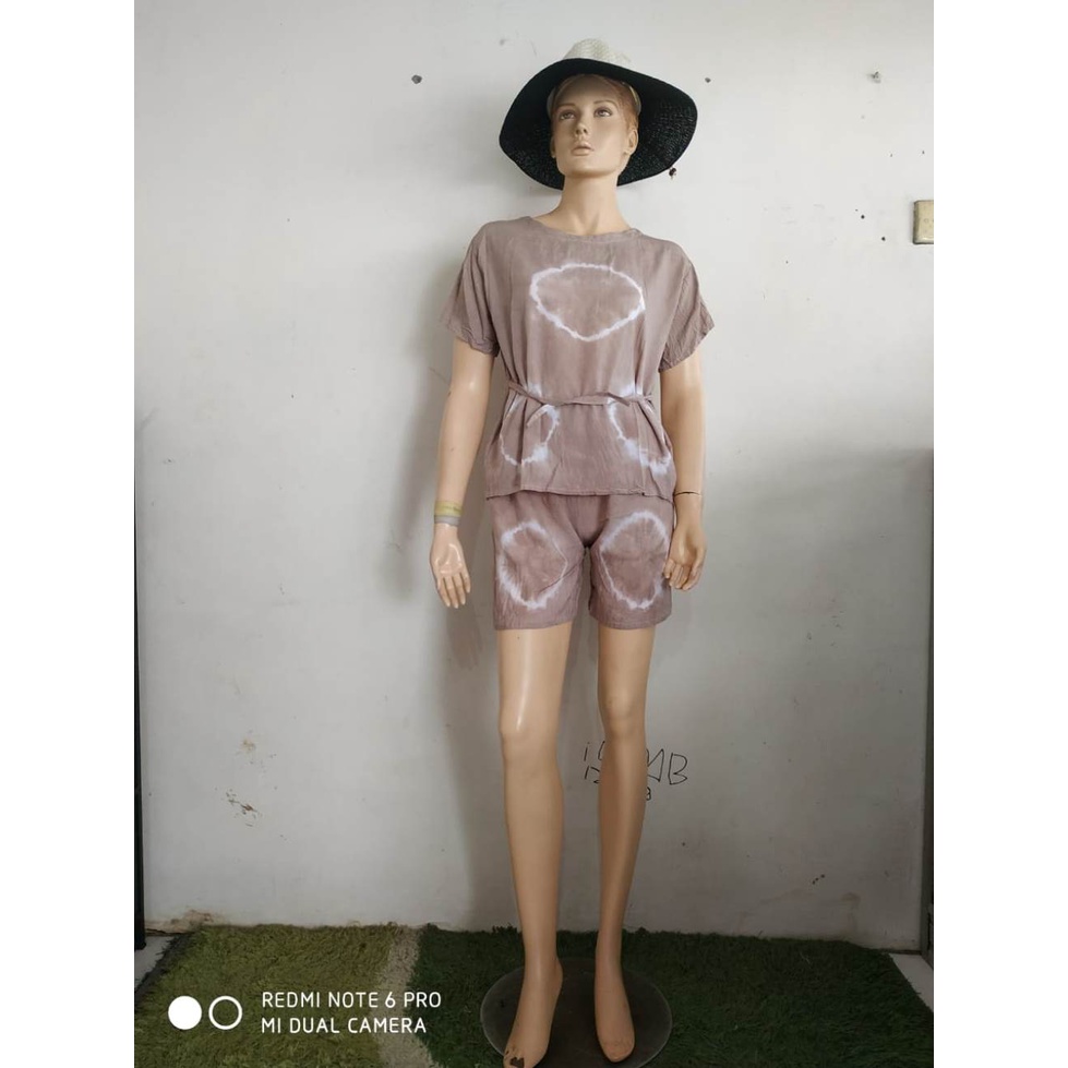 Setelan Bali celana pendek | Baju tidur | Baby doll | piyama