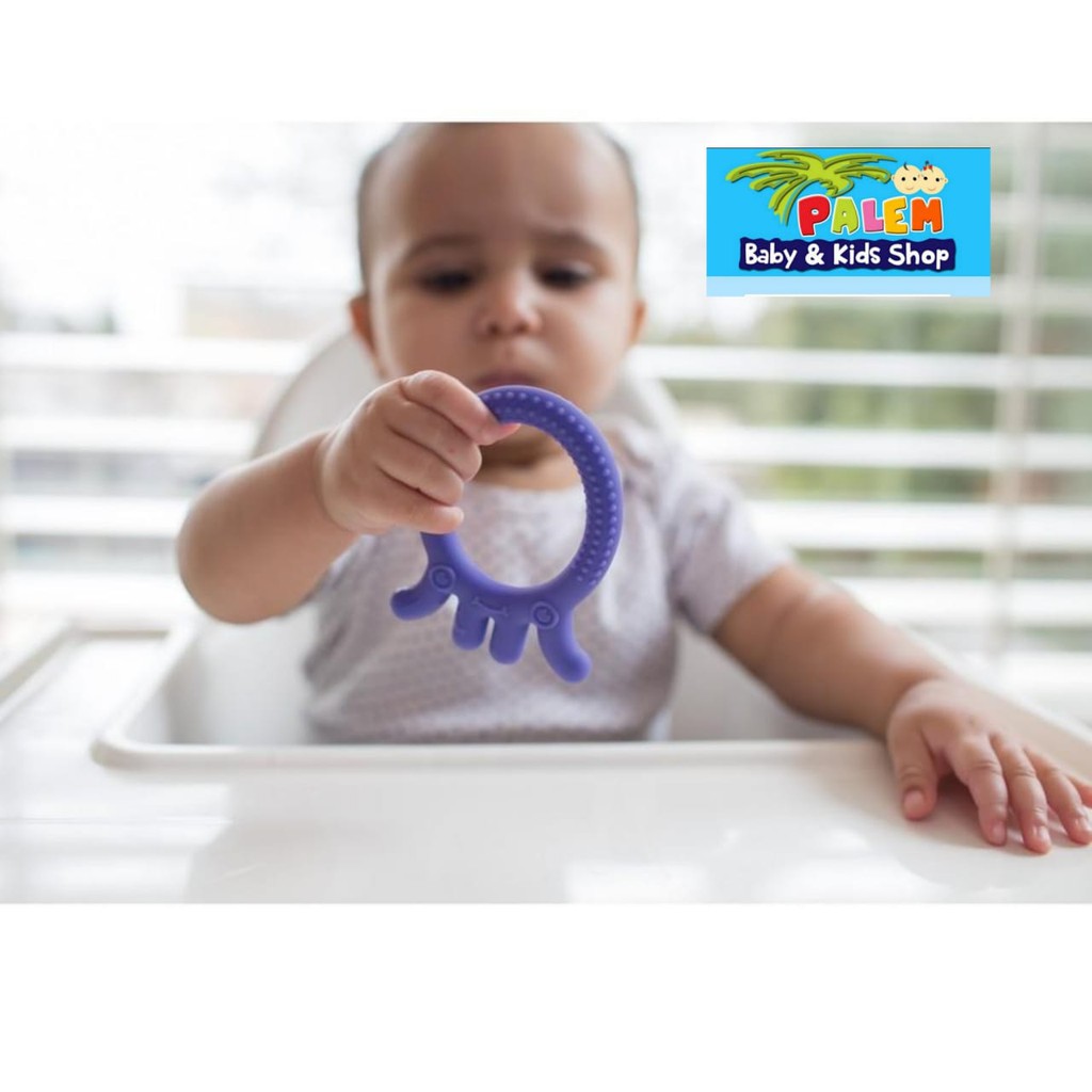 dr brown's fleexes friends / teether octopus / gigitan bayi te006