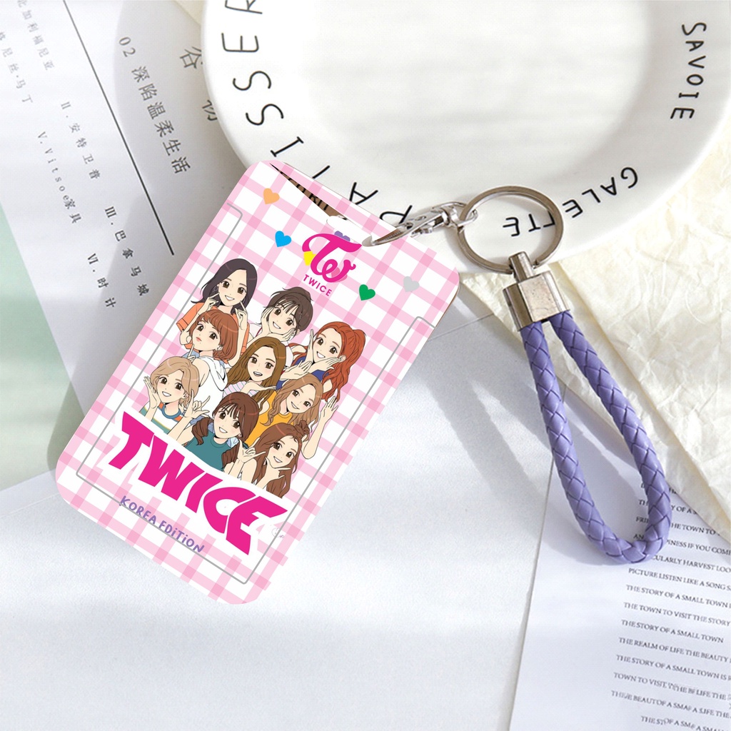

Photocard Holder Kpop Thailand Blackpink Enhypen NCT TXT Stray Kids Ateez Brightwin Photocard Lucu Tali Lanyard