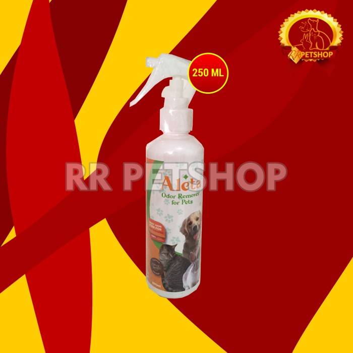 Aleta Pet Odor Remove Penghilang Bau Pipis Kandang Kucing Anjing 250ML