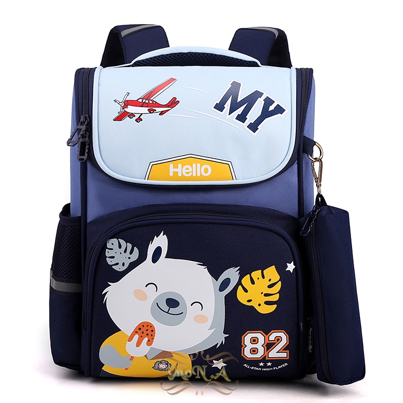 [MTOYS]  Tas Ransel Anak Cewek Import Motif  Imut + FREE Tempat Pensil Waterproof - Kualitas Premium - M0185