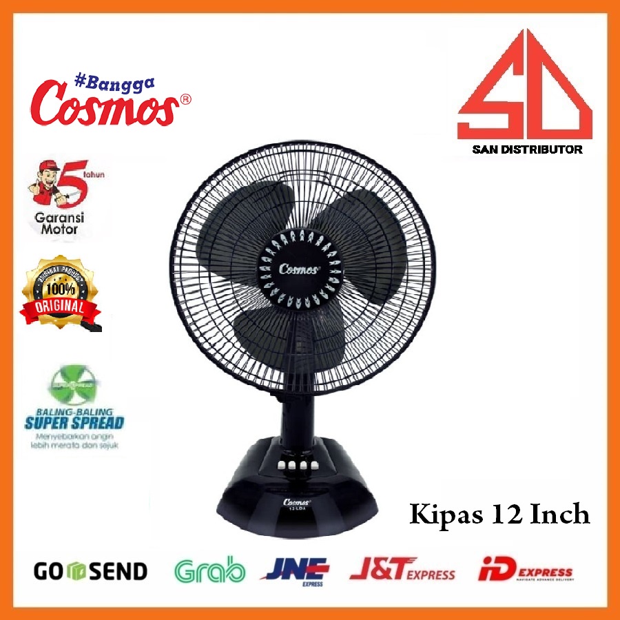 Kipas Angin Cosmos Meja Duduk 12 inch tipe 12 LDA / 12lda