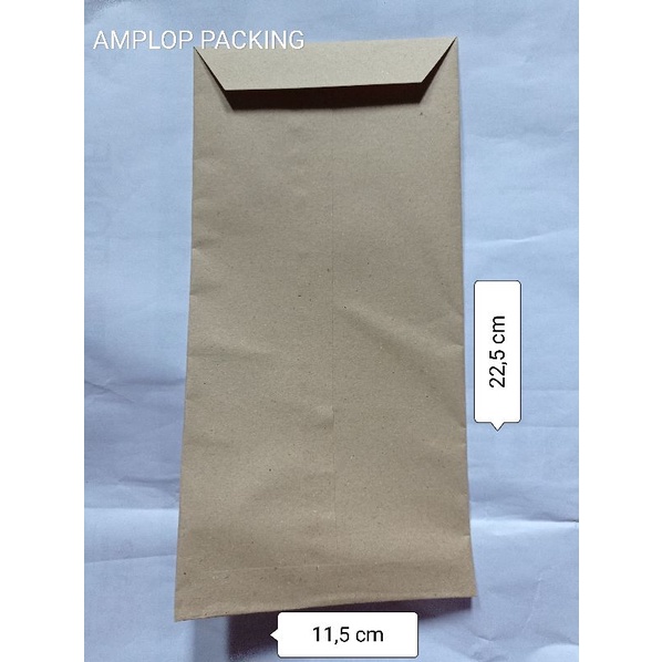 

AMPLOP COKELAT 11,5 X 22,5 | AMPLOP SURAT | AMPLOP PACKING