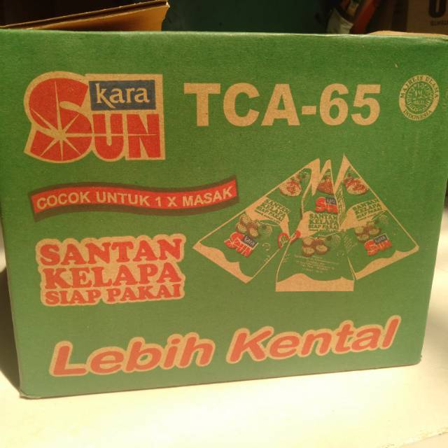 

Sun Kara / Santan kara 65 ml isi 36 pack