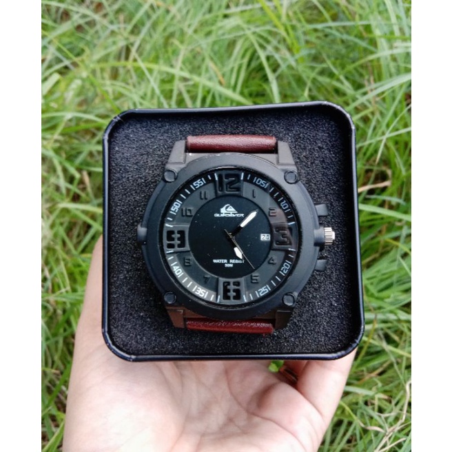 [alfis] Jam Tangan Pria Analog / Jam Tangan Pria Kulit Murah