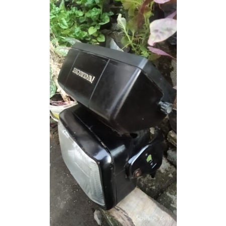 LAMPU DEPAN GL MAX SET RELEKTOR SEPEDO ORIGINAL