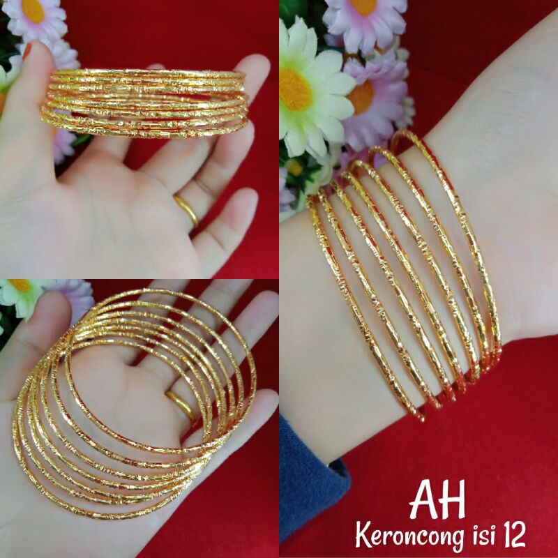 GELANG KERONCONG MIRIP EMAS ASLI