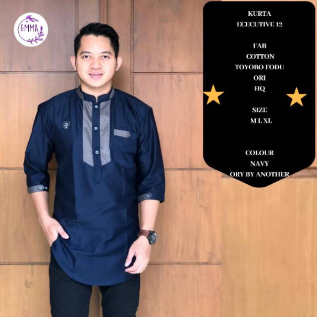 Kurta Executive 12 baju koko pria