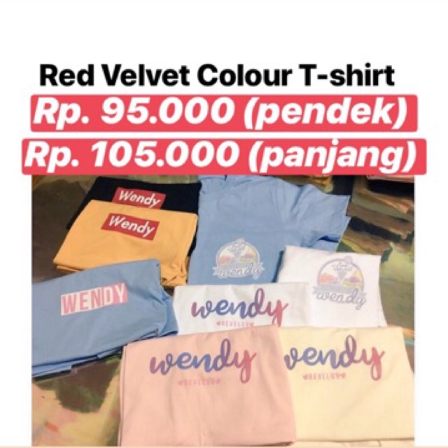 T-shirt Custom Red Velvet